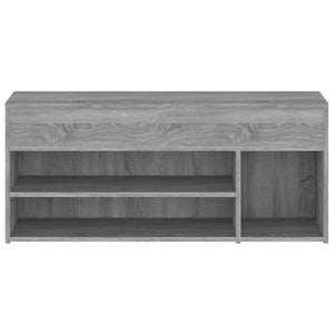 Scarpiera Grigio Sonoma 105x30x45 cm in Legno Multistrato 816057