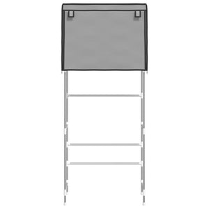 Rastrelliera Lavatrice 2 Livelli Grigia 71x29,5x170,5 cm Ferro cod mxl 40563