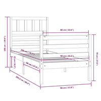 Giroletto in Legno Massello 90x200 cm cod mxl 63742