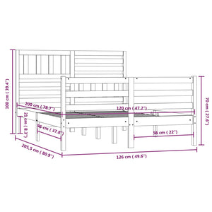 Giroletto in Legno Massello 120x200 cm cod mxl 64936