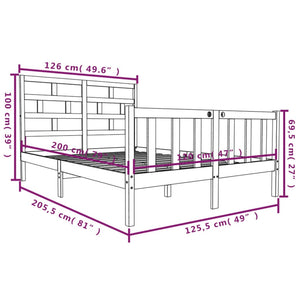 Giroletto in Legno Massello di Pino 120x200 cm cod mxl 61906