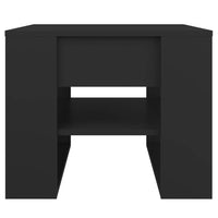 Tavolino da Salotto Nero 55,5x55x45 cm in Legno Multistrato cod mxl 20736