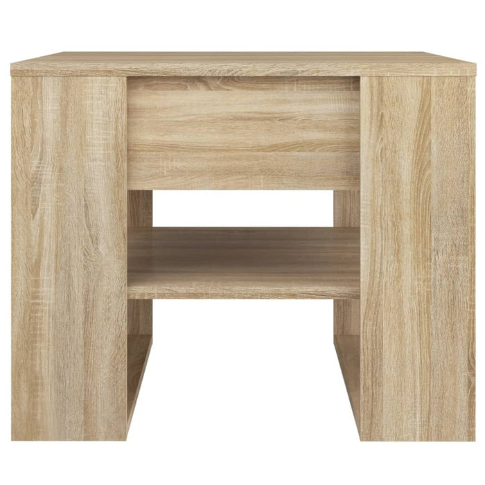 Tavolino Salotto Rovere Sonoma 55,5x55x45 cm Legno Multistrato 810911