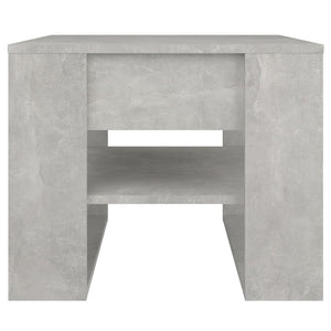 Tavolino Salotto Grigio Cemento 55,5x55x45 cm Legno Multistrato 810912