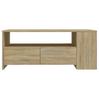 Tavolino da Salotto Rovere Sonoma 102x55x42cm Legno Compensato 810920