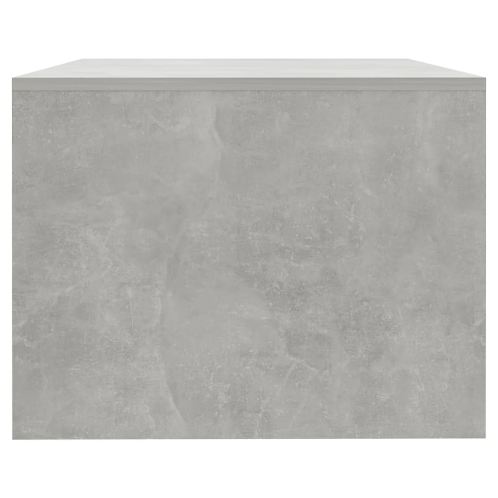 Tavolino Salotto Grigio Cemento 102x55x42 cm Legno Compensato cod mxl 19284