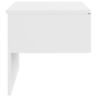 Comodino a Muro 2pz Bianco in Legno Multistrato cod mxl 30952