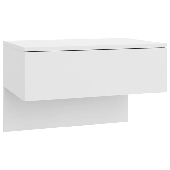 Comodini a Muro 2 pz Bianco Lucido cod mxl 30833