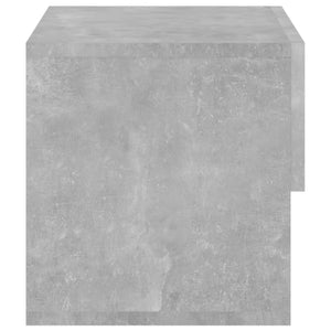 Comodini a Muro 2pz Grigio Cemento in Legno Multistrato cod mxl 30996