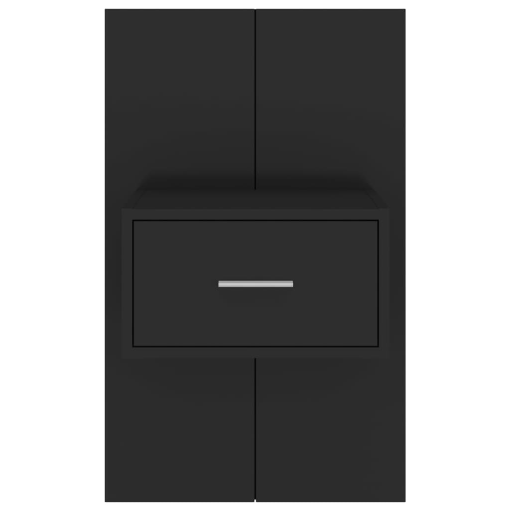 Comodino a Parete Nero cod mxl 30255