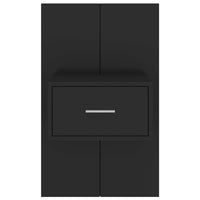 Comodino a Parete Nero cod mxl 30255