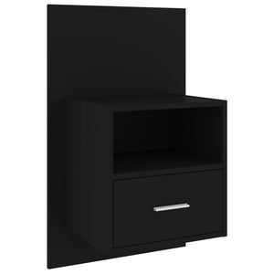 Comodino a Parete Nero cod mxl 31251