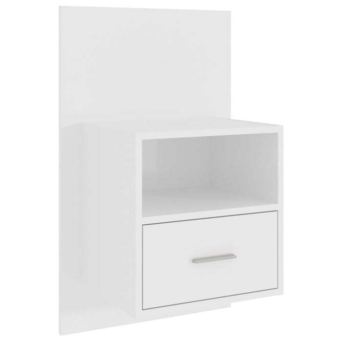 Comodino a Muro Bianco Lucido cod mxl 30814