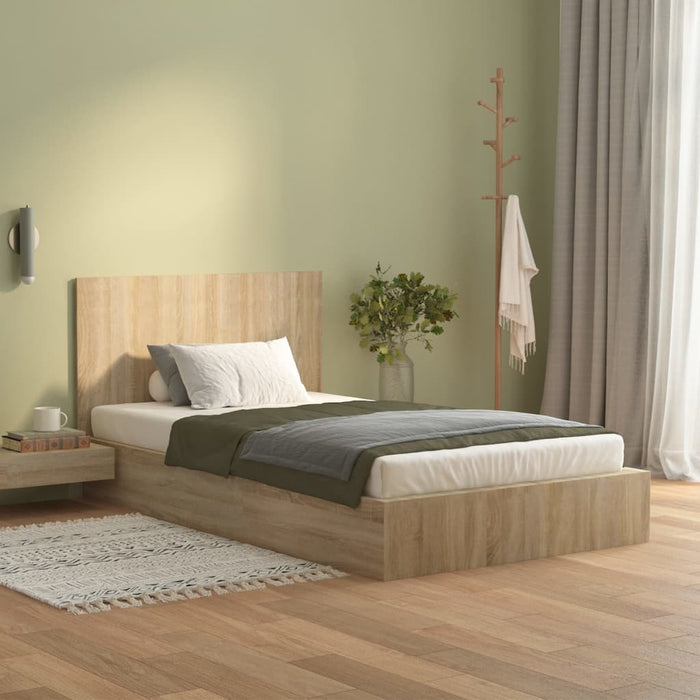 Testiera Letto Rovere Sonoma 120x1,5x80 cm in Legno Multistrato cod mxl 53376