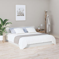 Testiera per Letto Bianco Lucido 200x1,5x80cm Legno Multistrato cod mxl 53268