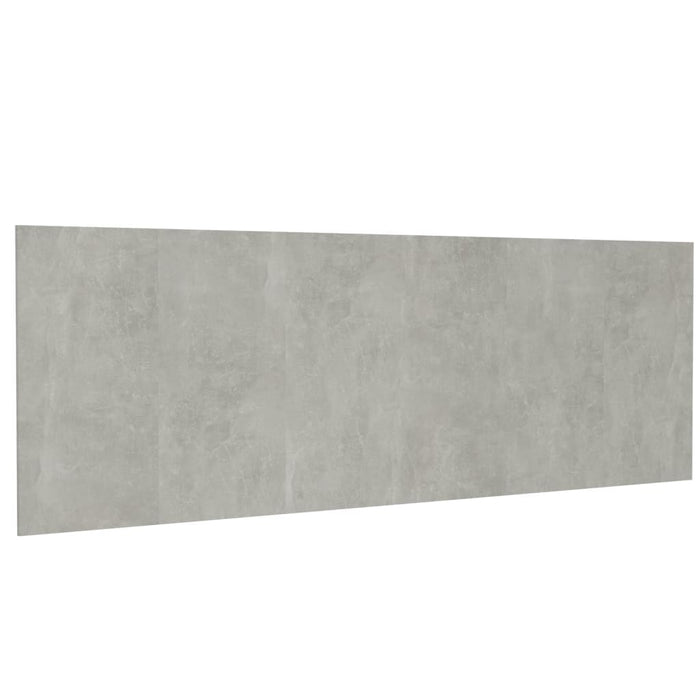 Testiera Letto Grigio Cemento 240x1,5x80cm Legno Ingegnerizzato 811056