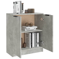 Credenza Grigio Cemento 60x30x70 cm in Legno Multistrato