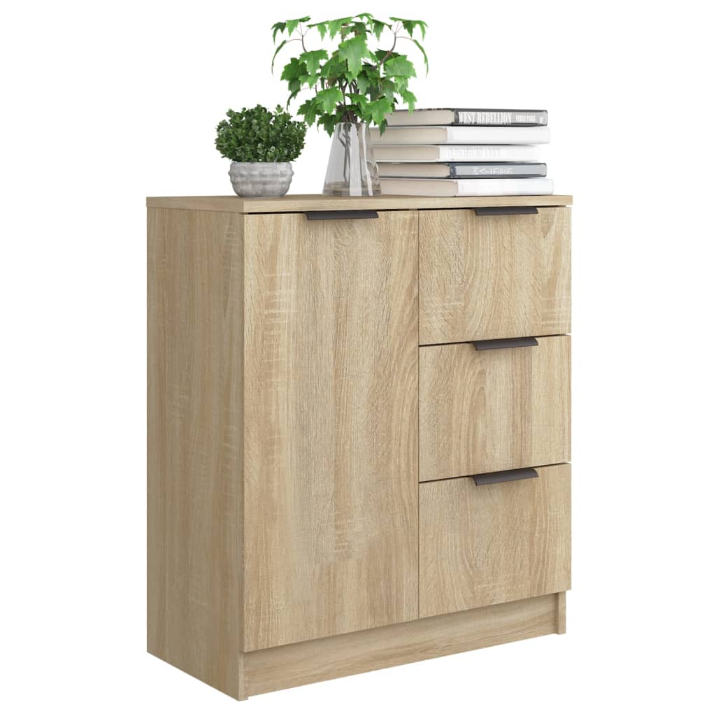 Credenza Rovere Sonoma 60x30x70 cm in Legno Multistrato cod mxl 19631