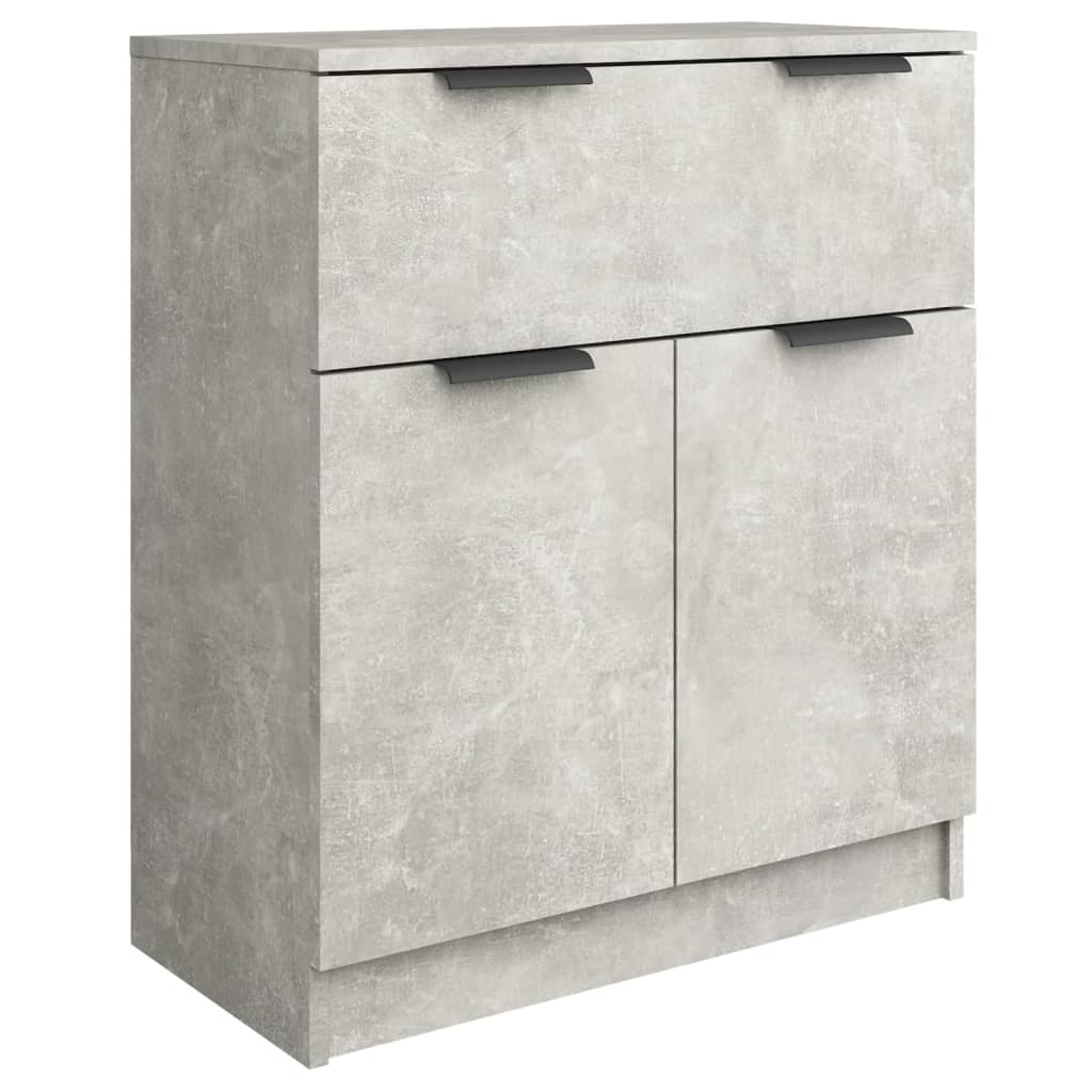 Credenza Grigio Cemento 60x30x70 cm in Legno Multistrato 811092