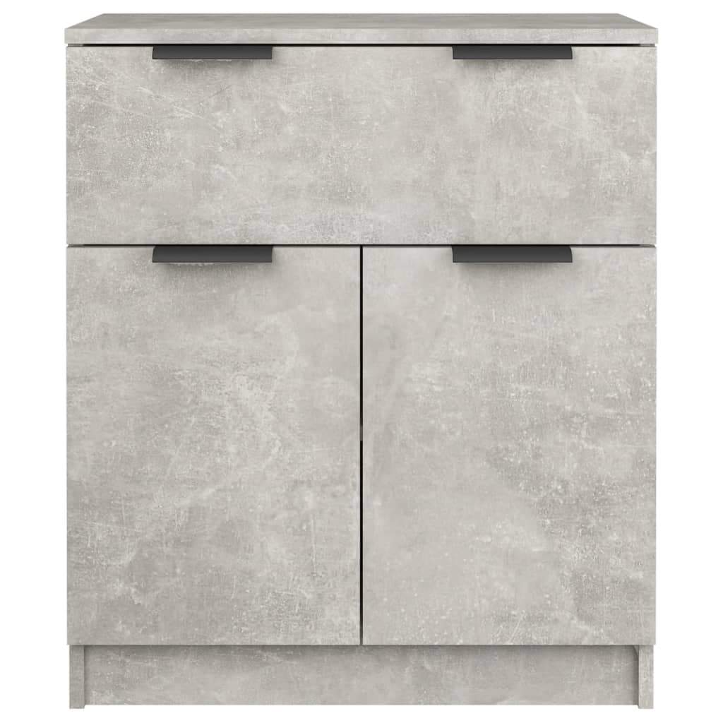 Credenza Grigio Cemento 60x30x70 cm in Legno Multistrato 811092