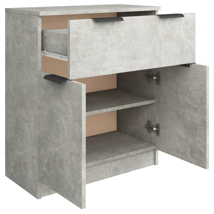 Credenza Grigio Cemento 60x30x70 cm in Legno Multistrato 811092