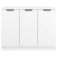 Credenza Bianca 90,5x30x70 cm in Legno Multistrato cod mxl 78186