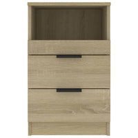 Comodini 2 pz Rovere Sonoma in Legno Multistrato 811239