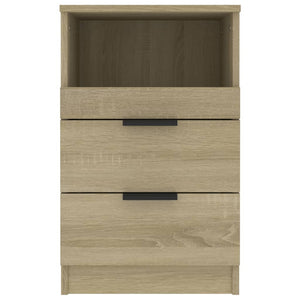 Comodini 2 pz Rovere Sonoma in Legno Multistrato 811239