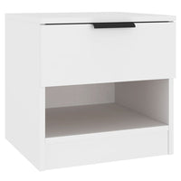 Comodino Bianco in Legno Multistrato cod mxl 30303