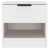 Comodino Bianco in Legno Multistrato cod mxl 30303