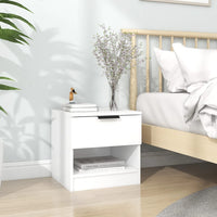 Comodino Bianco in Legno Multistrato cod mxl 30303