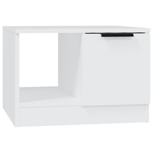 Tavolino da Salotto Bianco 50x50x36 cm in Legno Multistrato