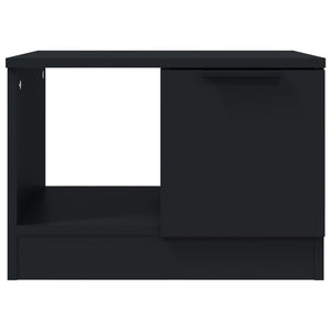 Tavolino da Salotto Nero 50x50x36 cm in Legno Multistrato cod mxl 19525