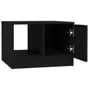 Tavolino da Salotto Nero 50x50x36 cm in Legno Multistrato cod mxl 19525