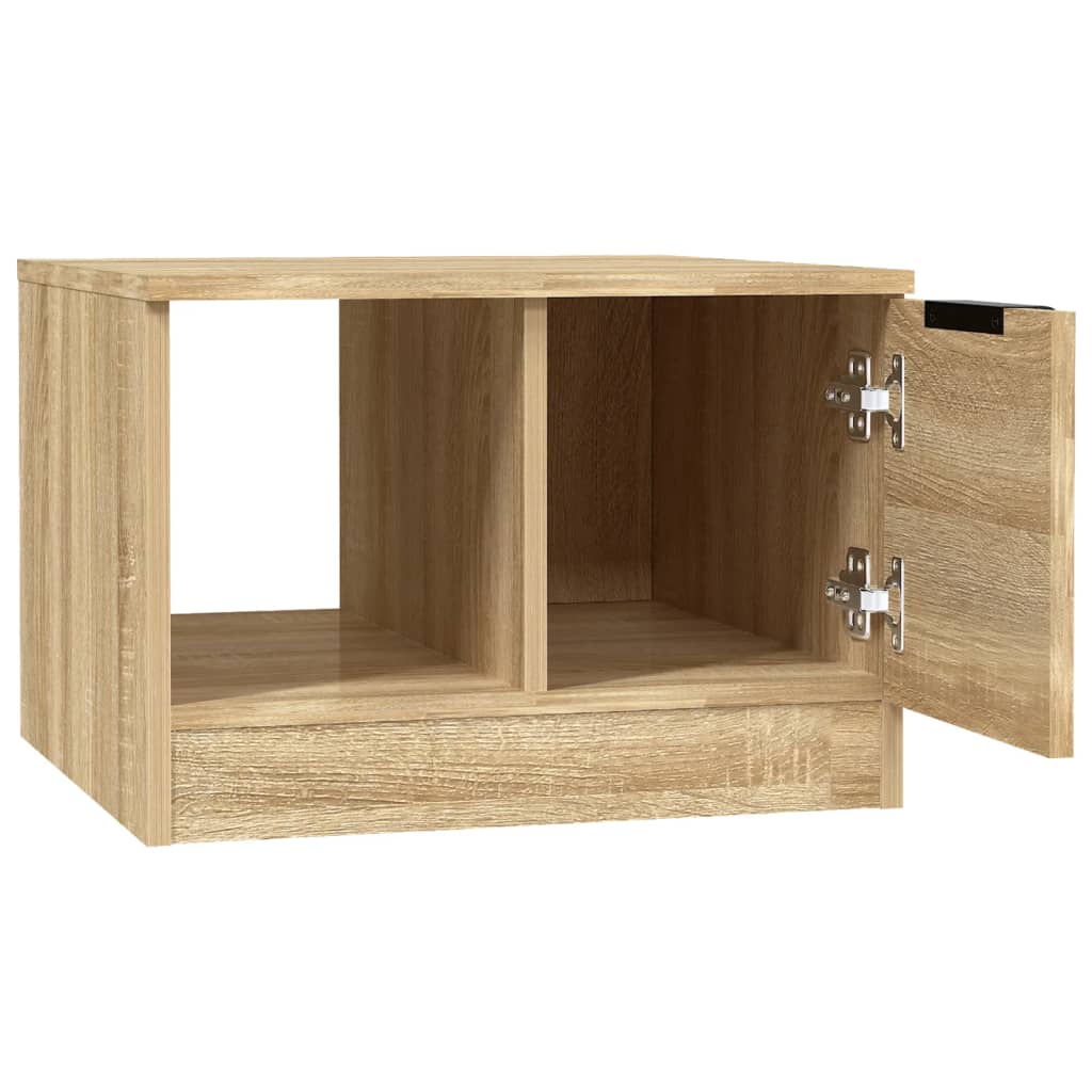 Tavolino da Salotto Rovere Sonoma 50x50x36 cm Legno Multistrato 811343