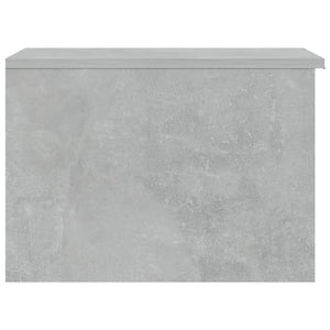 Tavolino da Salotto Grigio Cemento 50x50x36cm Legno Multistrato 811344