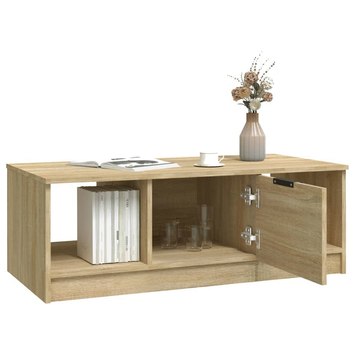 Tavolino da Salotto Rovere Sonoma 102x50x36cm Legno Multistrato