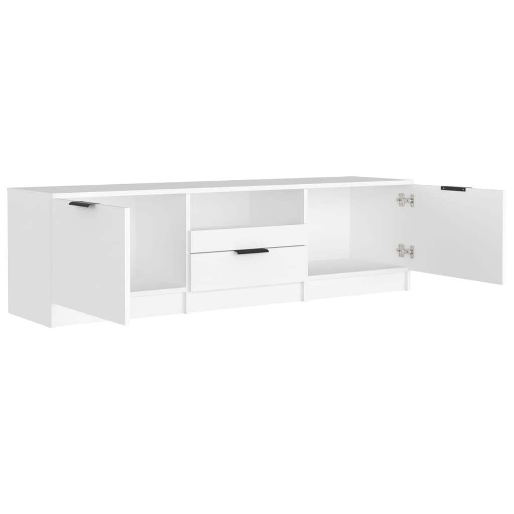 Mobile Porta TV Bianco 140x35x40 cm in Legno Multistrato cod mxl 15350