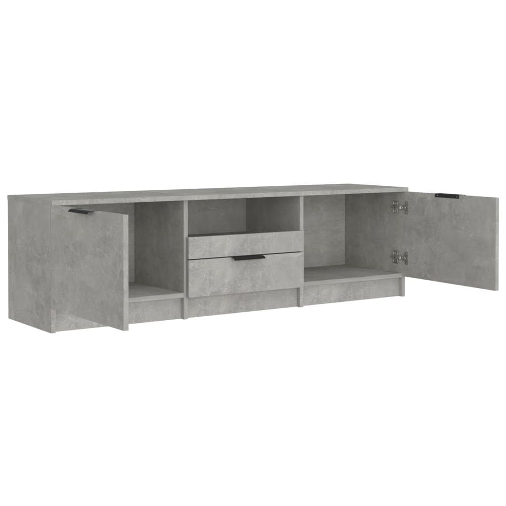 Mobile per TV Grigio Cemento 140x35x40cm Legno Multistrato cod mxl 23892