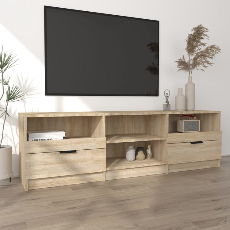 Mobile per TV Rovere Sonoma 150x33,5x45cm Legno Ingegnerizzato