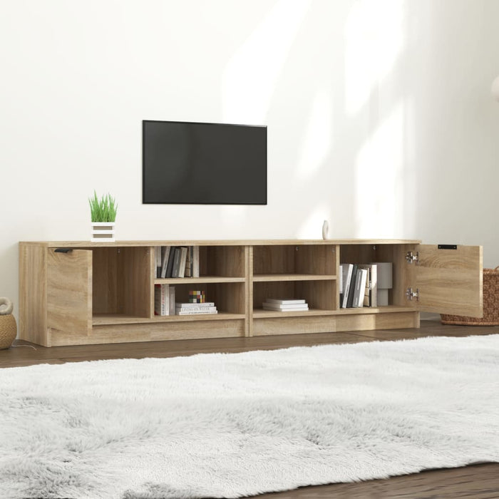 Mobili TV 2 pz Rovere Sonoma 80x35x36,5 cm in Legno Multistrato 811473