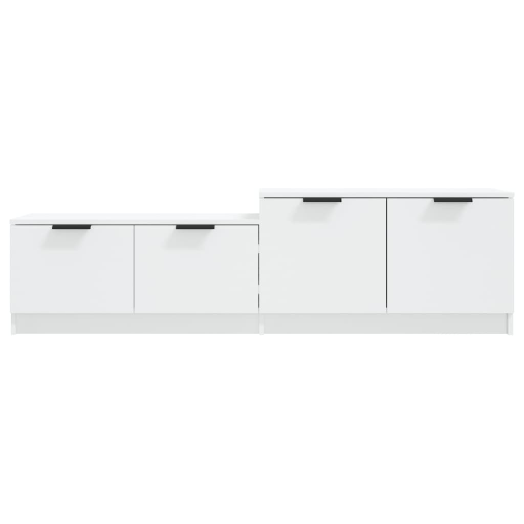 Mobile Porta TV Bianco 158,5x36x45 cm in Legno Multistrato cod mxl 33921