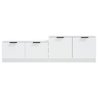 Mobile Porta TV Bianco 158,5x36x45 cm in Legno Multistrato cod mxl 33921