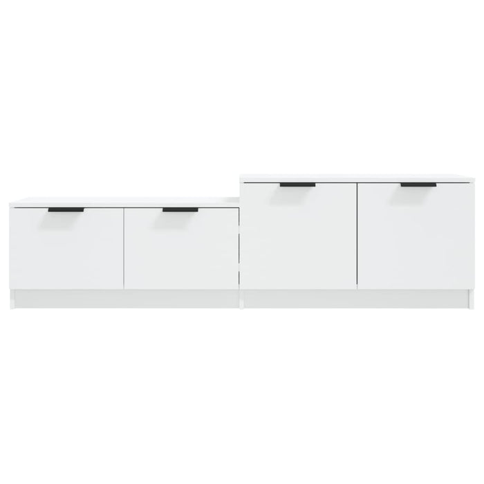 Mobile Porta TV Bianco 158,5x36x45 cm in Legno Multistrato cod mxl 33921