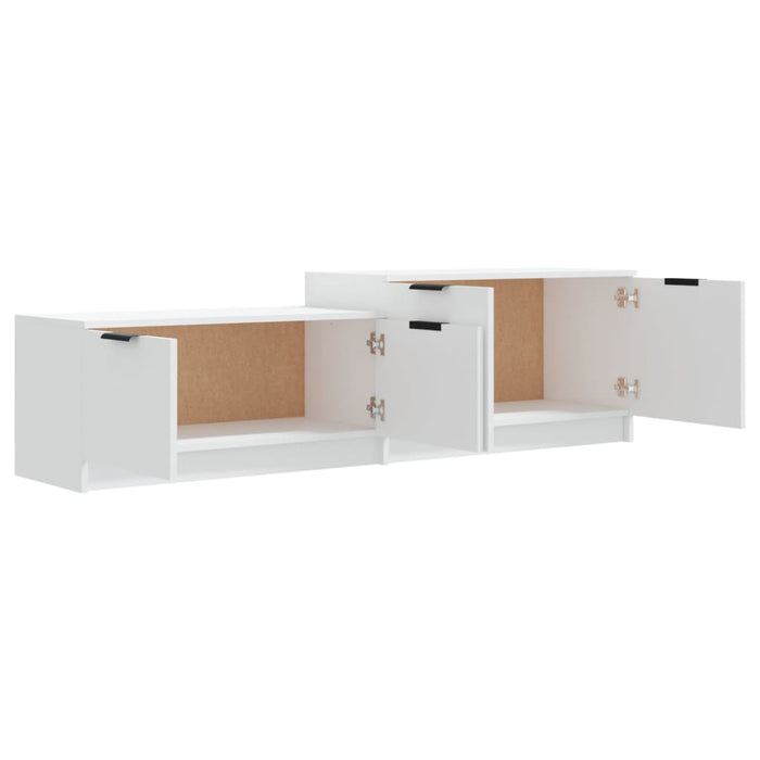 Mobile Porta TV Bianco 158,5x36x45 cm in Legno Multistrato cod mxl 33921