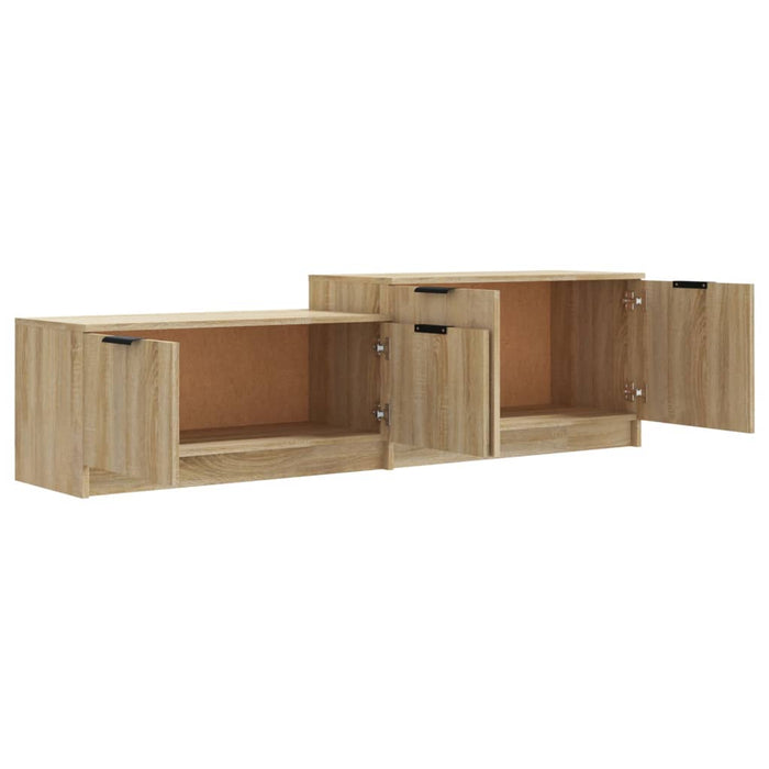 Mobile Porta TV Rovere Sonoma 158,5x36x45 cm Legno Multistrato cod mxl 9400