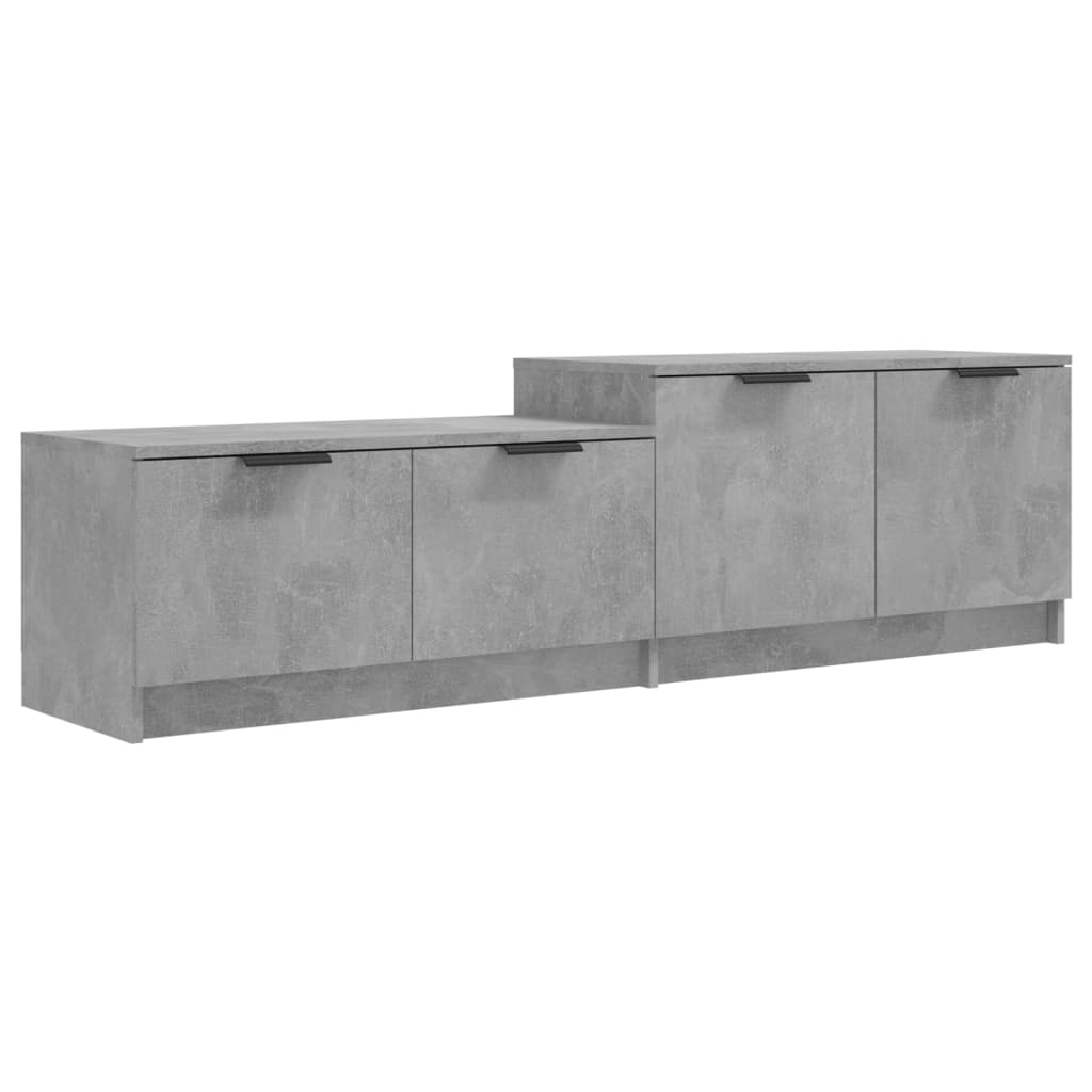 Mobile Porta TV Grigio Cemento 158,5x36x45 cm Legno Multistrato 811488