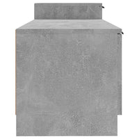 Mobile Porta TV Grigio Cemento 158,5x36x45 cm Legno Multistrato 811488