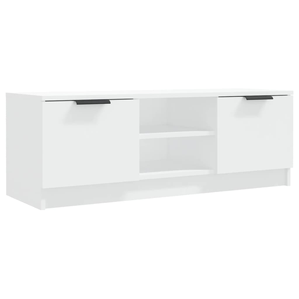 Mobile Porta TV Bianco 102x35x36,5 cm in Legno Multistrato cod mxl 34001