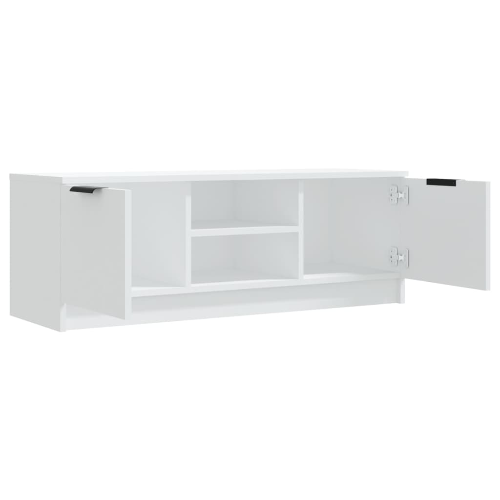 Mobile Porta TV Bianco 102x35x36,5 cm in Legno Multistrato cod mxl 34001